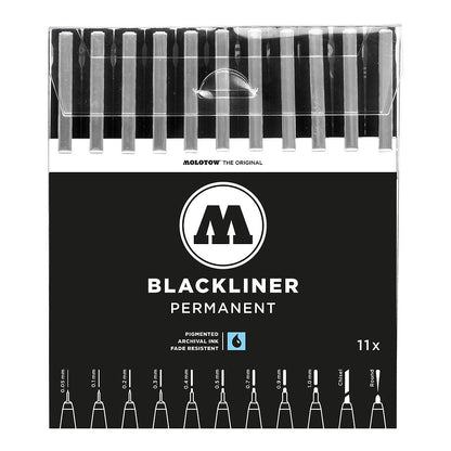 Molotow Blackliner Pens Complete 11 Set - image 1