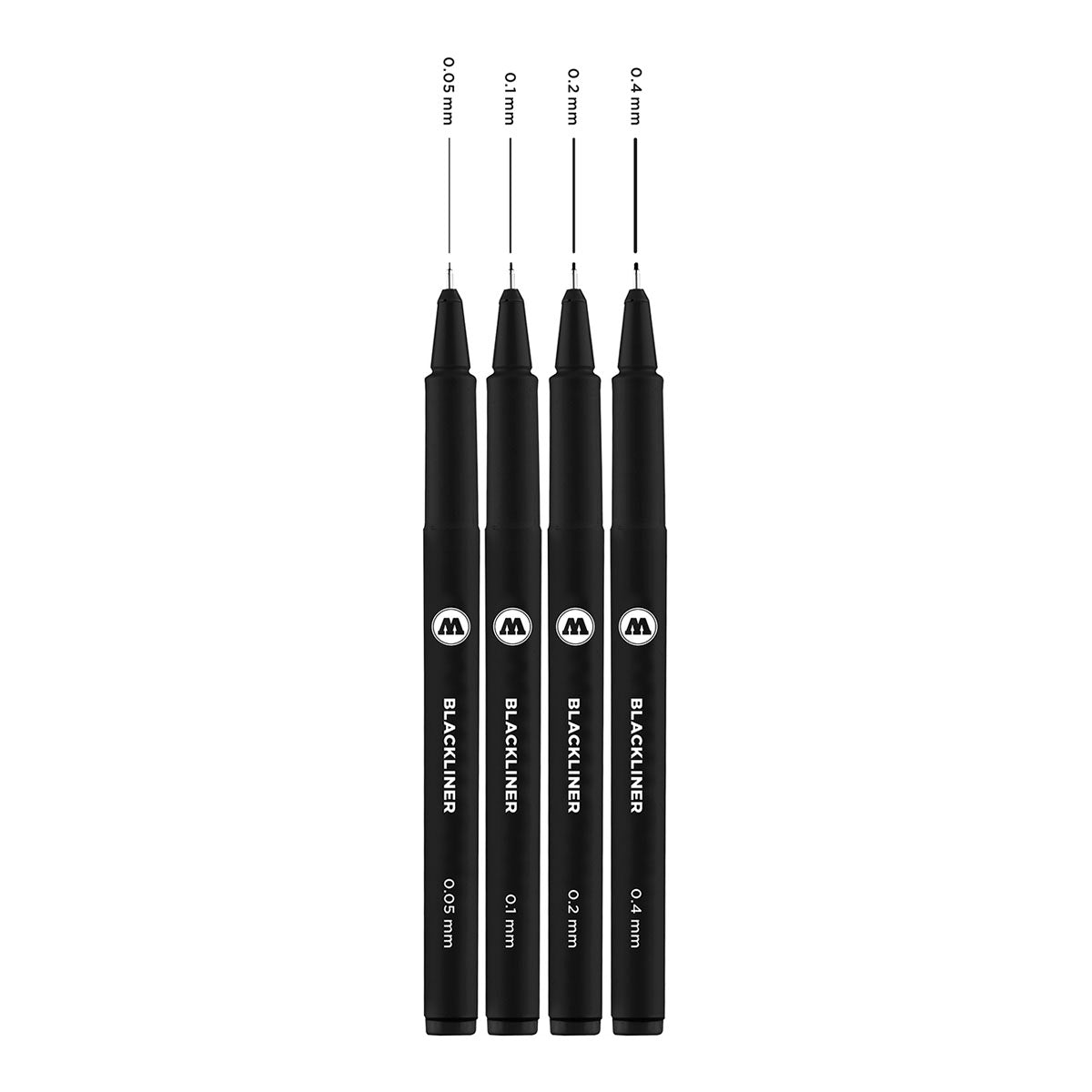 Molotow Blackliner Pens SET-1, 4 Set - image 2