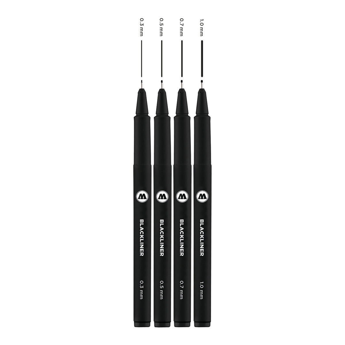 Molotow Blackliner Pens SET-2, 4 Set - image 2