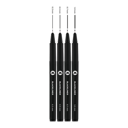 Molotow Blackliner Pens SET-2, 4 Set - image 2