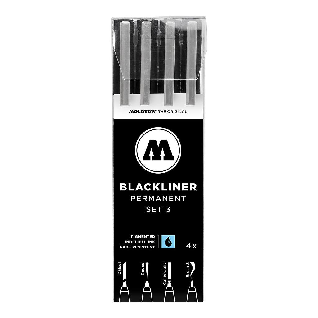 Molotow Blackliner Pens SET-3, 4 Set - image 1