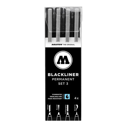 Molotow Blackliner Pens SET-3, 4 Set - image 1