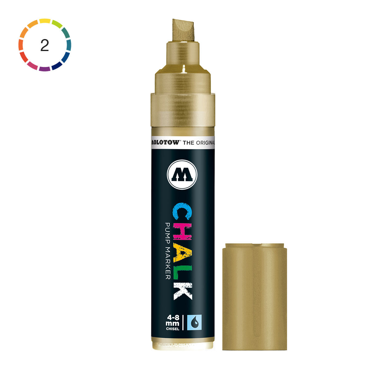 Molotow Chalk Marker Metallic 4-8 mm - image 1