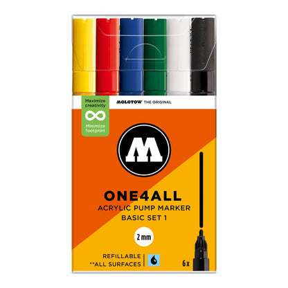 Molotow ONE4ALL 127HS 6set Basic 1 - image 1