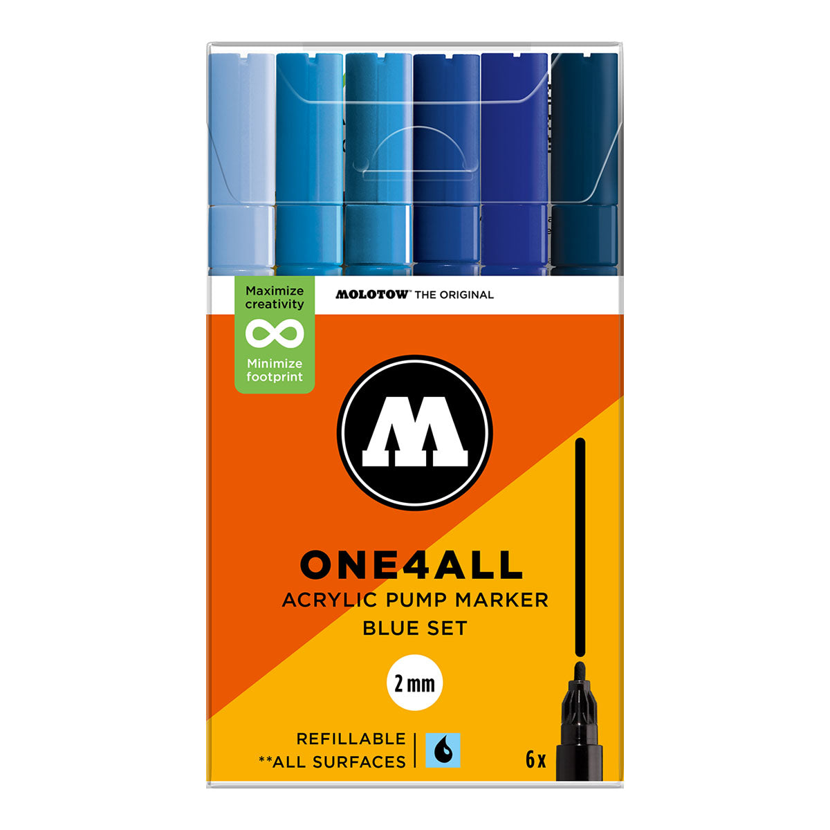 Molotow ONE4ALL 127HS 6set Blue - image 1