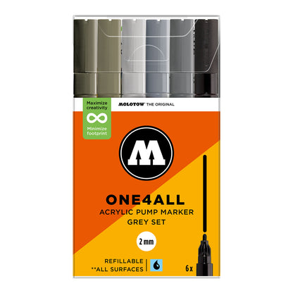 Molotow ONE4ALL 127HS 6set Grey - image 1