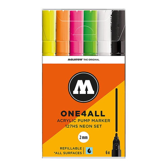 Molotow ONE4ALL 127HS 6set Neon - image 1
