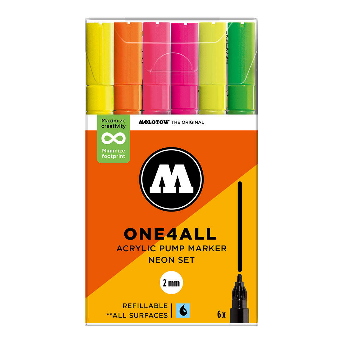 Molotow ONE4ALL 127HS 6set Neon - image 1