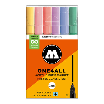 Molotow ONE4ALL 127HS 6set Pastel Classic - image 1
