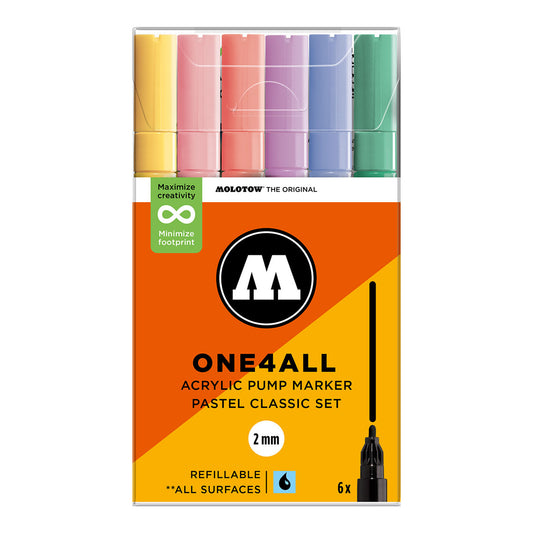 Molotow ONE4ALL 127HS 6set Pastel Classic - image 1