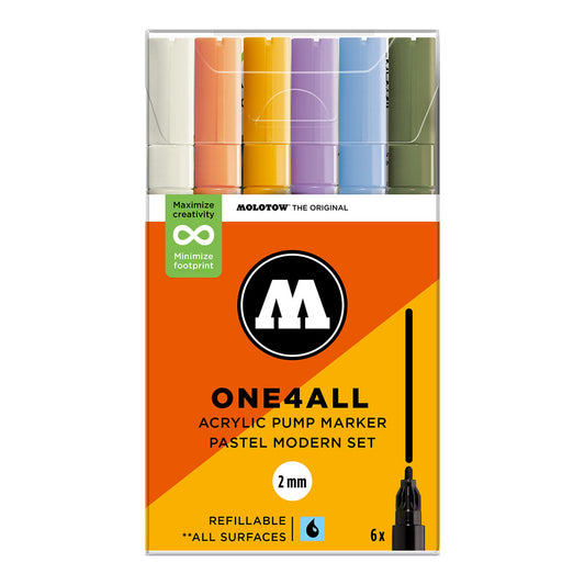 Molotow ONE4ALL 127HS 6set Pastel Modern - image 1