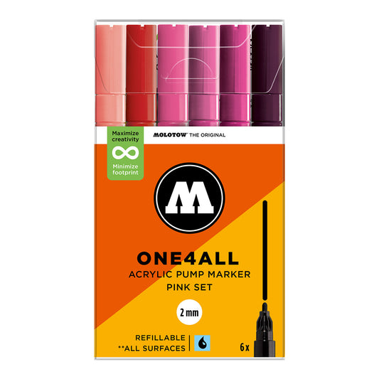 Molotow ONE4ALL 127HS 6set Pink - image 1