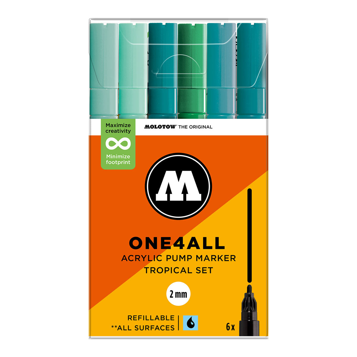 Molotow ONE4ALL 127HS 6set Tropical - image 1
