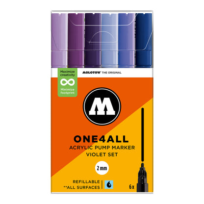 Molotow ONE4ALL 127HS 6set Violet - image 1