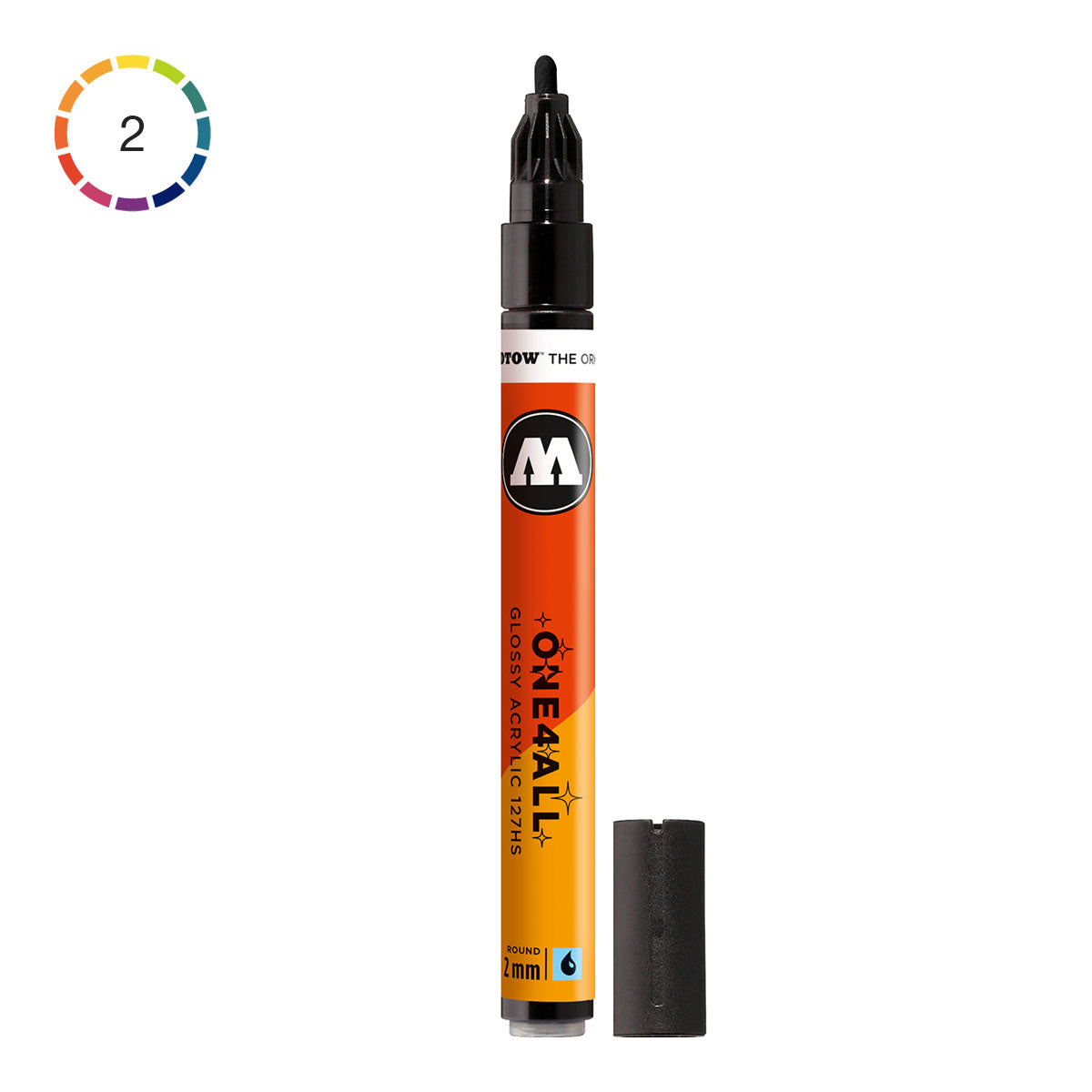 Molotow ONE4ALL 127HS Marker, 2 mm Glossy - image 1