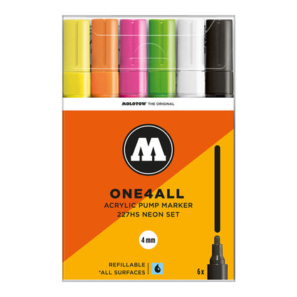 Molotow ONE4ALL 227HS 6set Neon - image 1