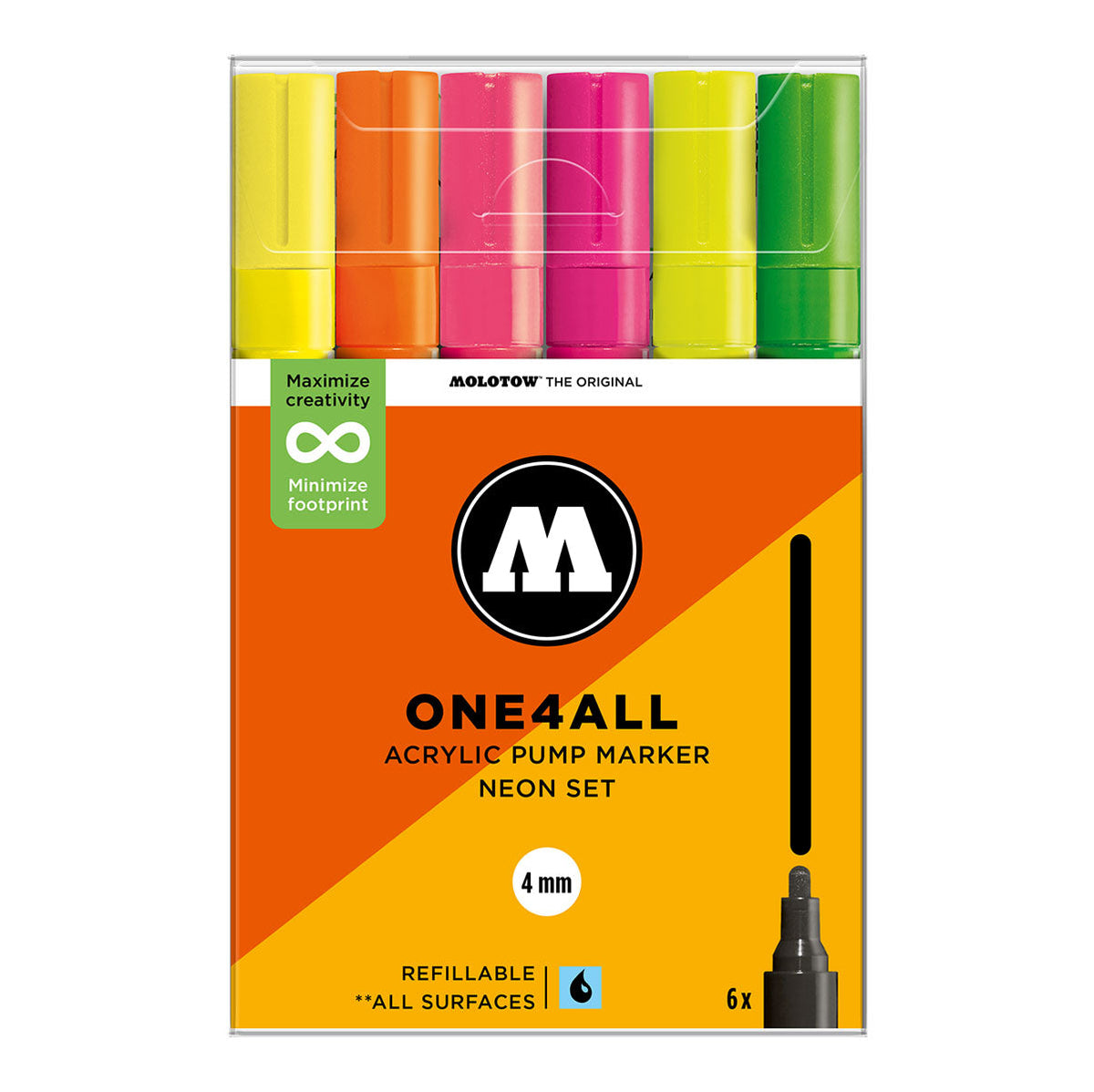 Molotow ONE4ALL 227HS 6set Neon - image 1
