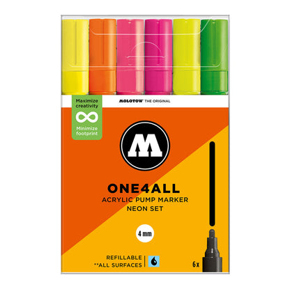 Molotow ONE4ALL 227HS 6set Neon - image 1