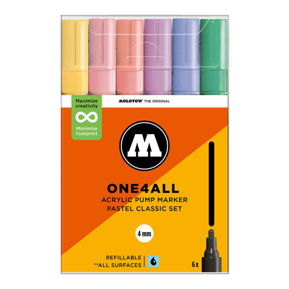 Molotow ONE4ALL 227HS 6set Pastel Classic - image 1