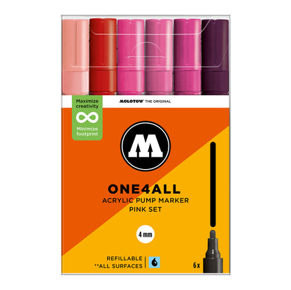 Molotow ONE4ALL 227HS 6set Pink - image 1