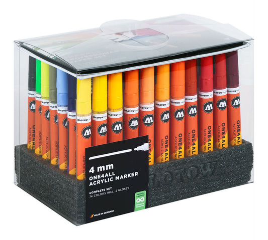 Molotow ONE4ALL 227HS Display 74 Set Complete - image 1