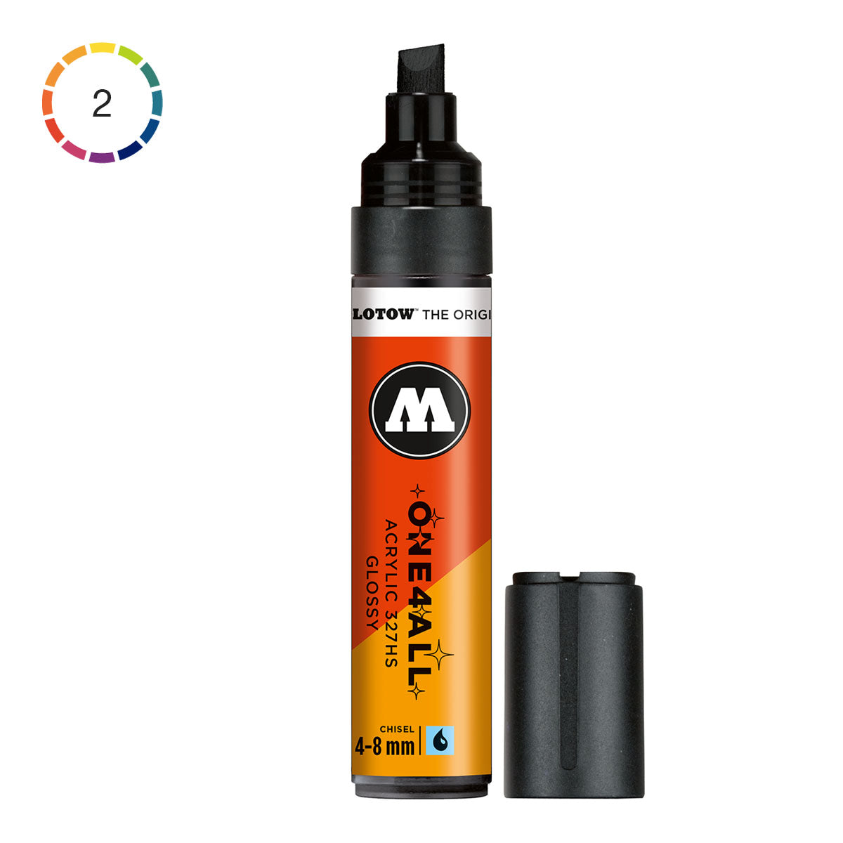 Molotow ONE4ALL 327HS Marker, 4-8 mm Glossy - image 1