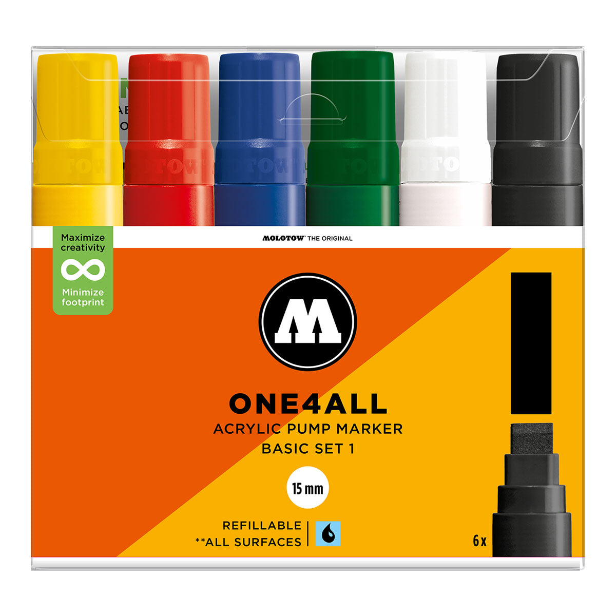 Molotow ONE4ALL 627HS 6set Basic 1 - image 1