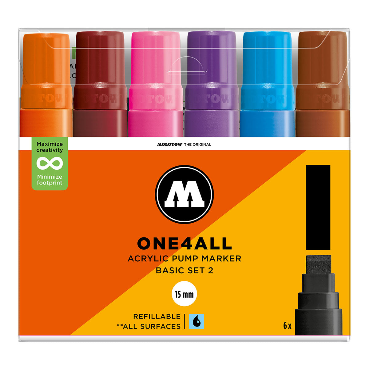 Molotow ONE4ALL 627HS 6set Basic 2 - image 1