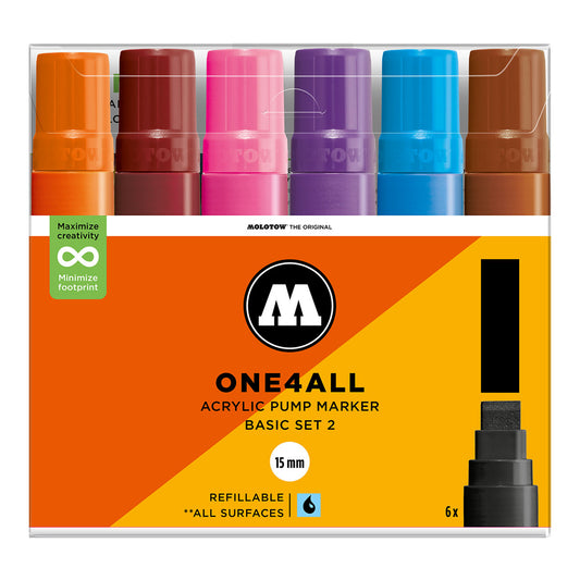Molotow ONE4ALL 627HS 6set Basic 2 - image 1