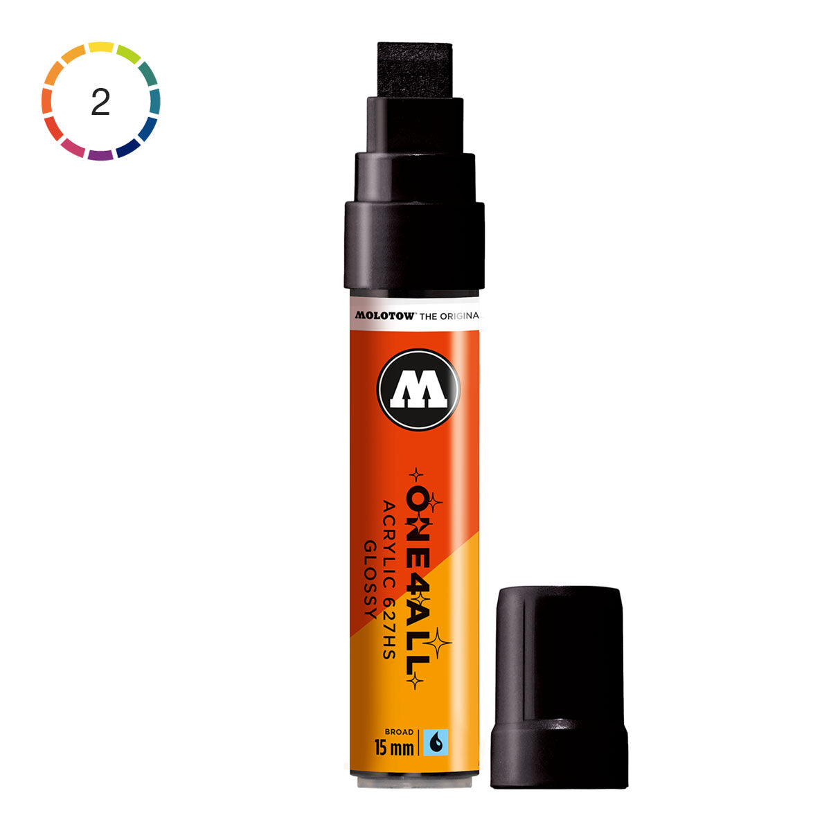 Molotow ONE4ALL 627HS Marker, 15 mm Glossy - image 1
