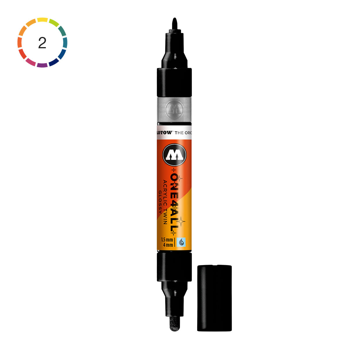 Molotow ONE4ALL Acrylic Twin Marker Glossy - image 1
