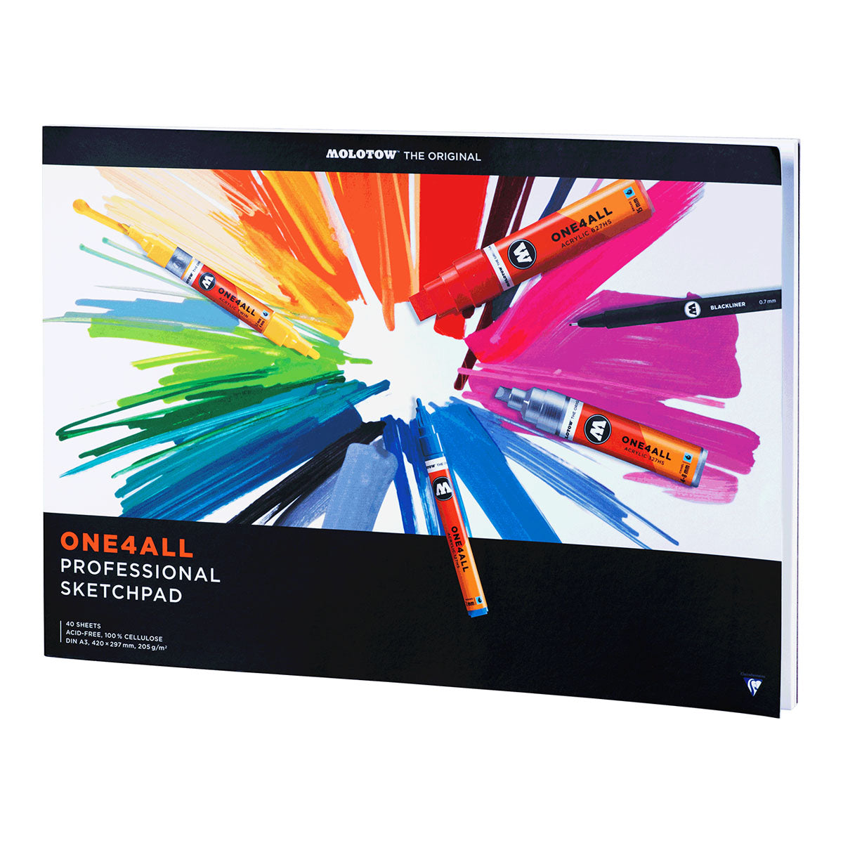 Molotow ONE4ALL Professional Sketchpad A3 Landscape - image 1