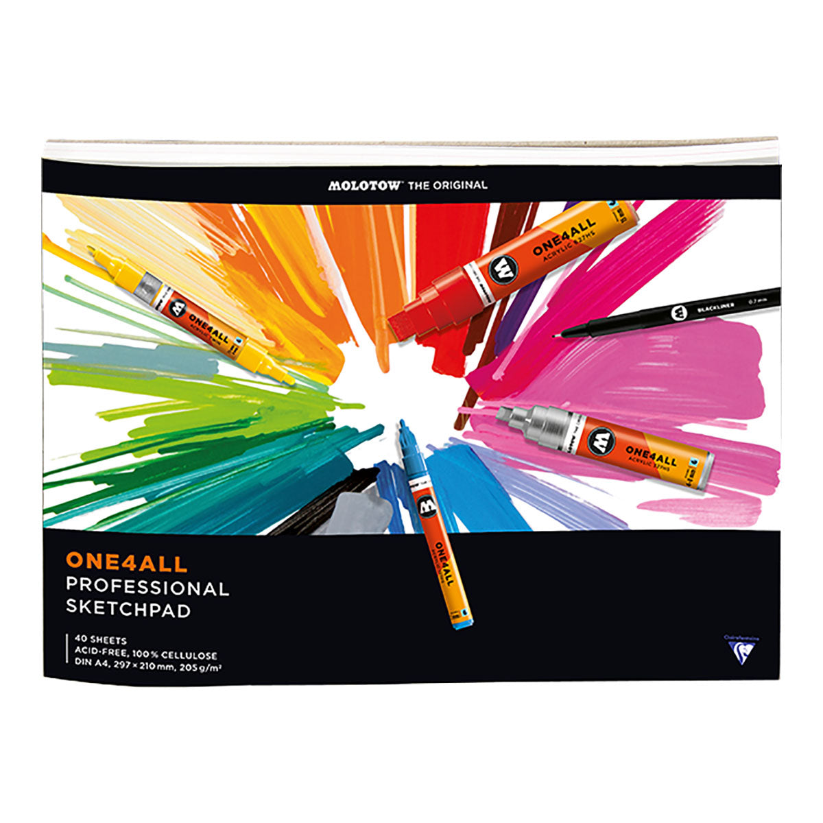 Molotow ONE4ALL Professional Sketchpad A4 Landscape - image 1