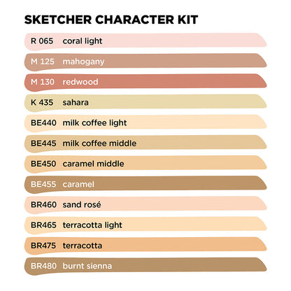 Molotow Sketcher Twin Marker 12 Set Character Kit - image 3