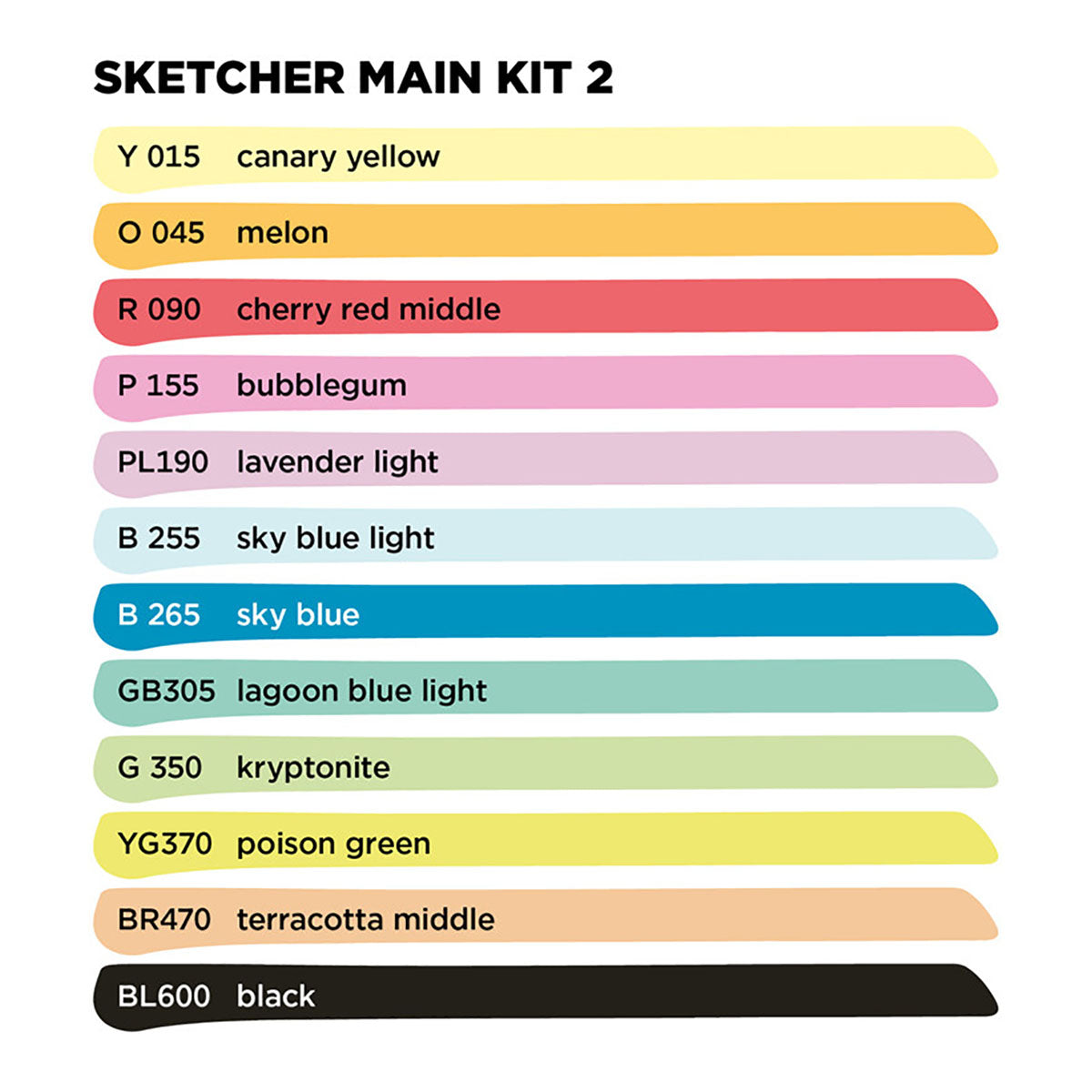 Molotow Sketcher Twin Marker 12 Set Main Kit 2 - image 3