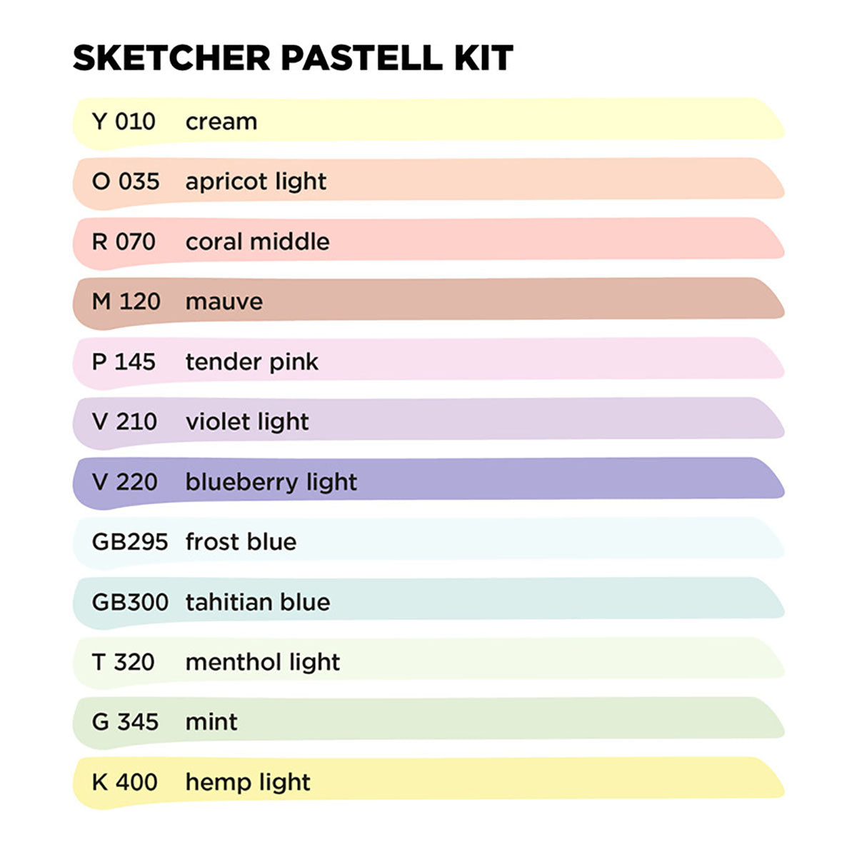 Molotow Sketcher Twin Marker 12 Set Pastel Kit - image 3