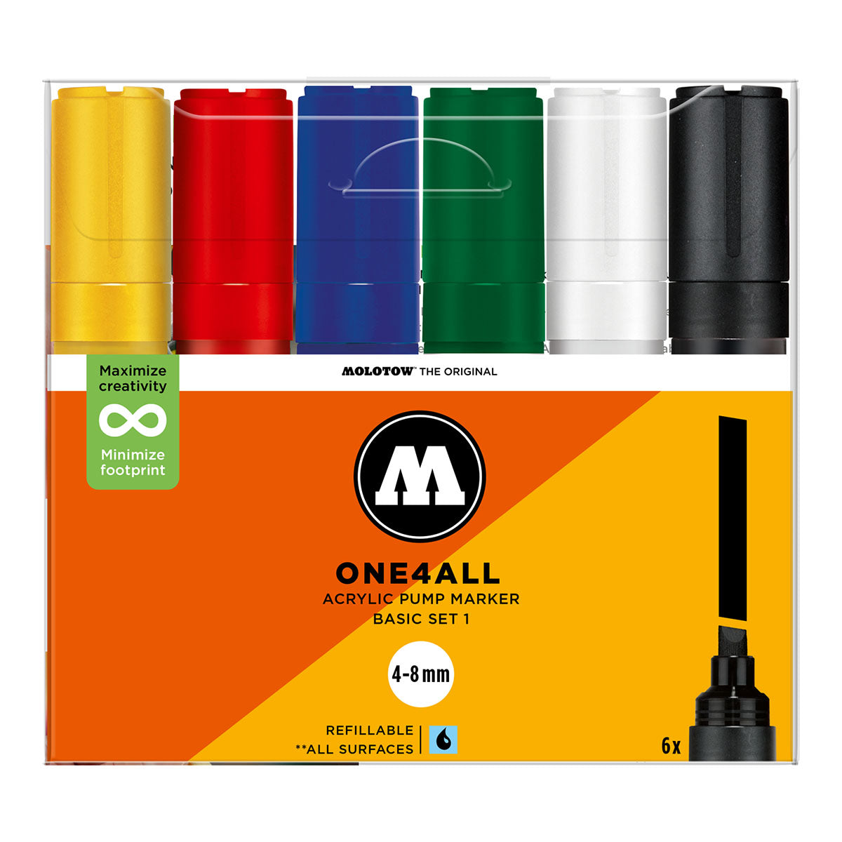 Molotow ONE4ALL 327HS 6set Basic 1 - image 1