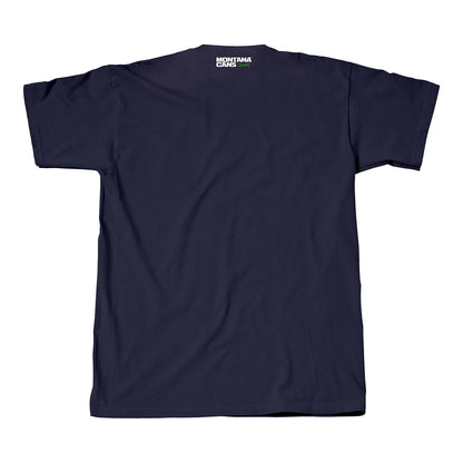 Montana Cans Typo Logo T-Shirt Navy - image 2