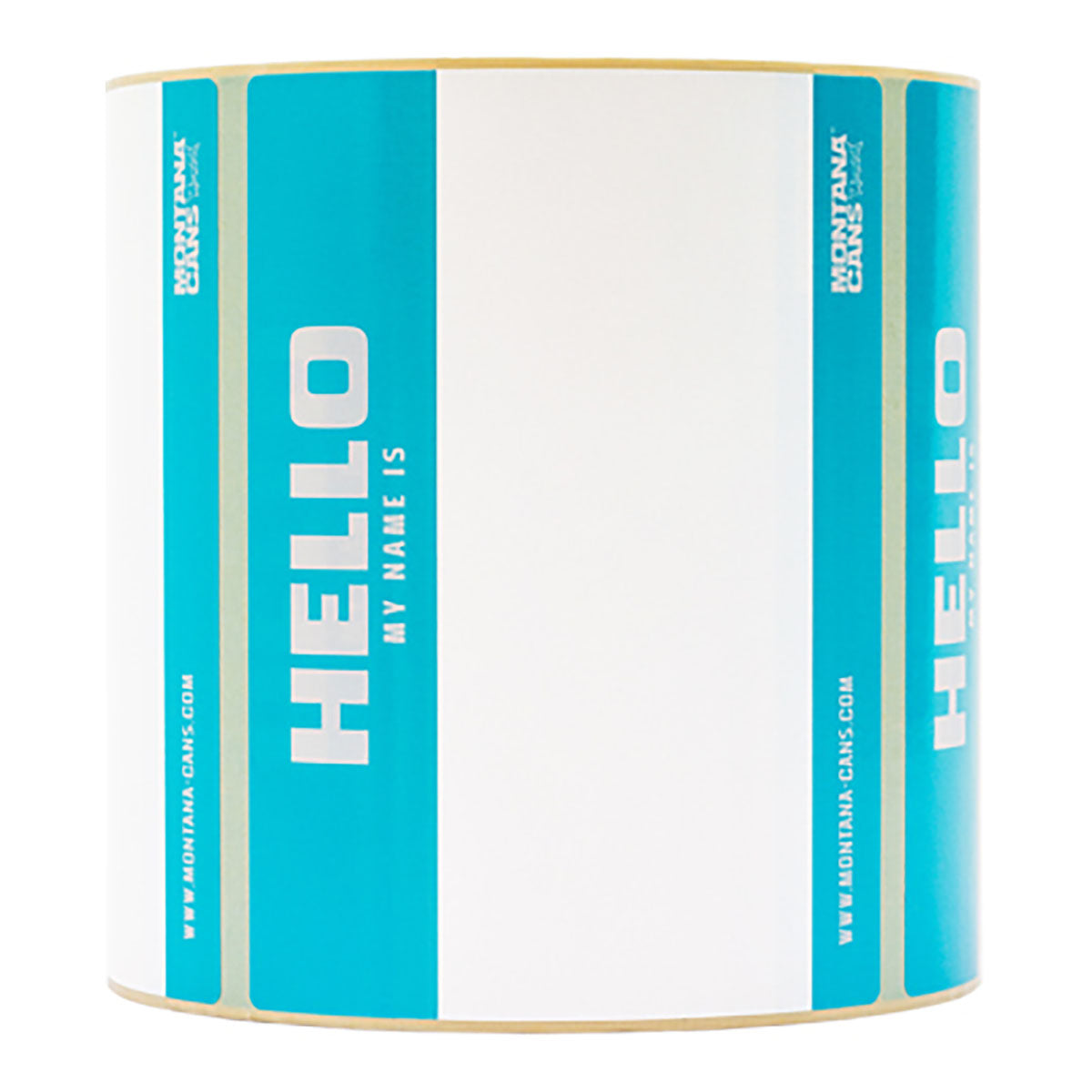 Montana Hello My Name Is 500 Stickers Roll - image 1