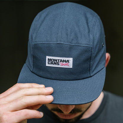 Montana Typo Logo 5-Panel Cap Navy - image 2