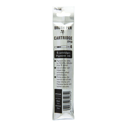 Pentel Pocket Brush Pen Refill Cartridges 4-pack - image 2