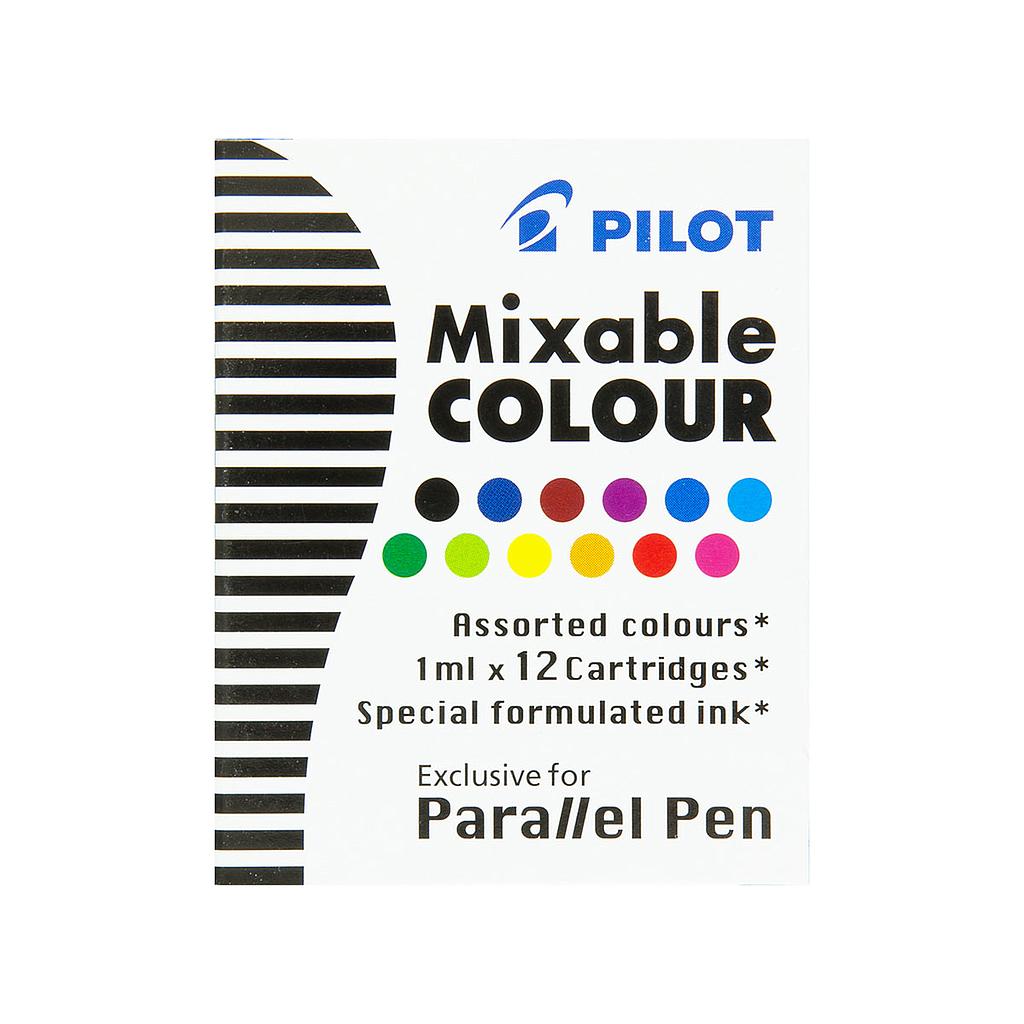 Pilot Parallel Calligraphy Pen Refills 12-pack, assorted colours - image 1