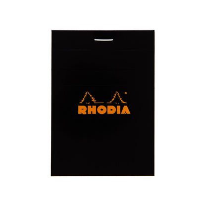 Rhodia Bloc No. 11 Notepad 7.4 x 10.5 cm Black, Squared - image 1
