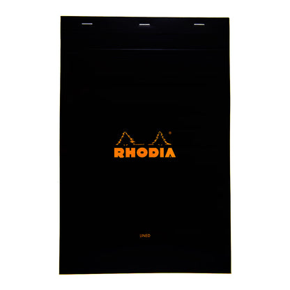 Rhodia Bloc No. 19 Notepad A4+ Black, Ruled - image 1
