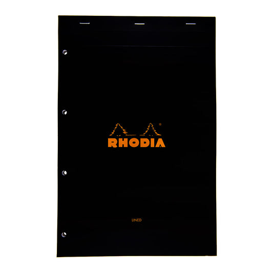 Rhodia Bloc No. 20 Notepad A4 Black, Ruled - image 1