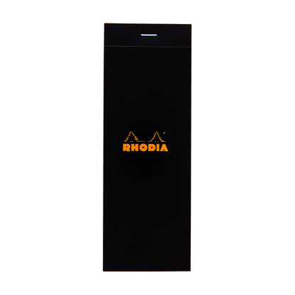 Rhodia Bloc No. 8 Notepad 7.4 x 21 cm Black, Squared - image 1