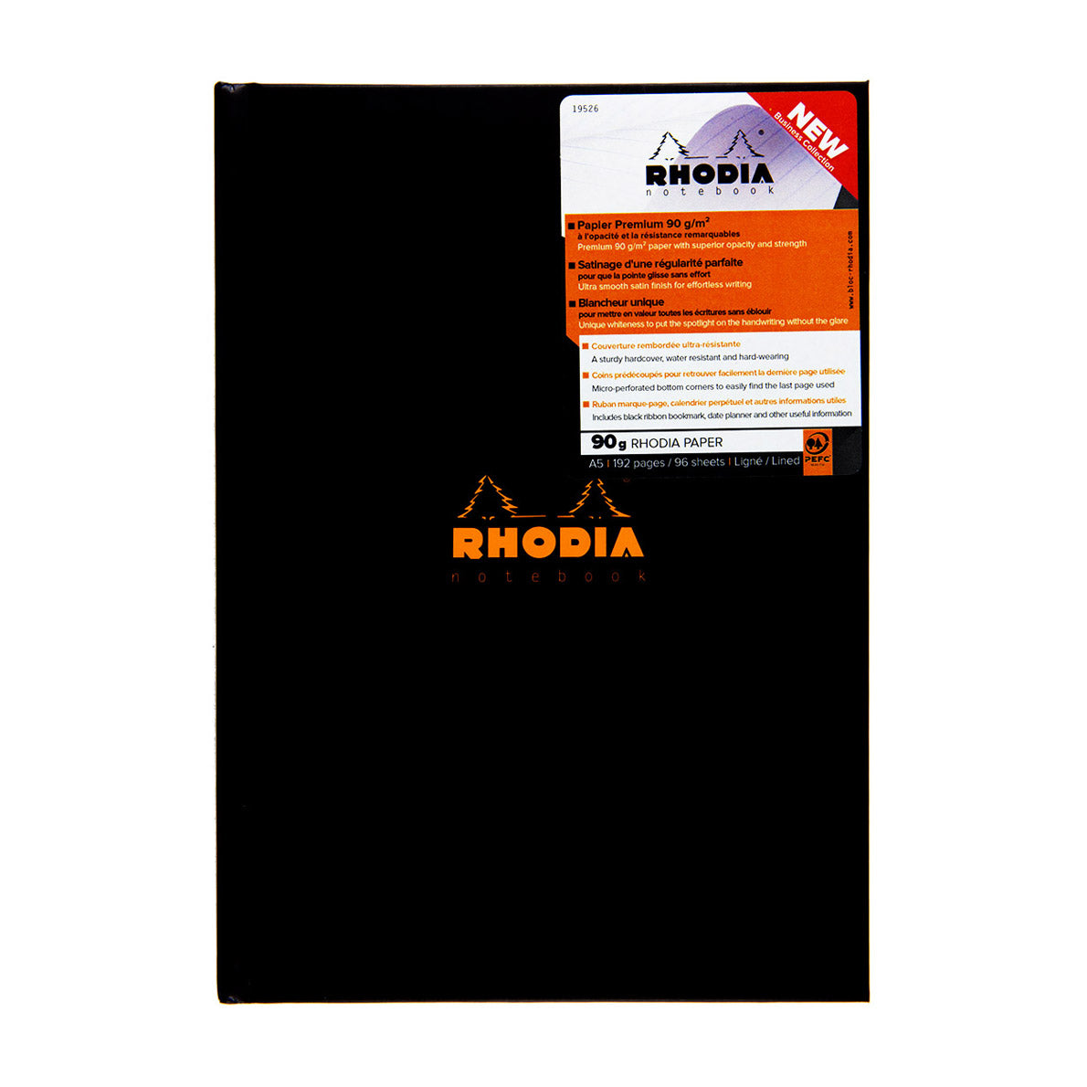 Rhodia Hardcover Notebook / Organizer A5, Ruled - image 3