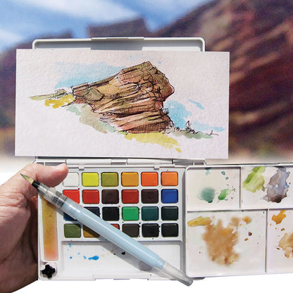 Sakura Koi Water Colors Pocket Field Sketch Box 18 set - image 3