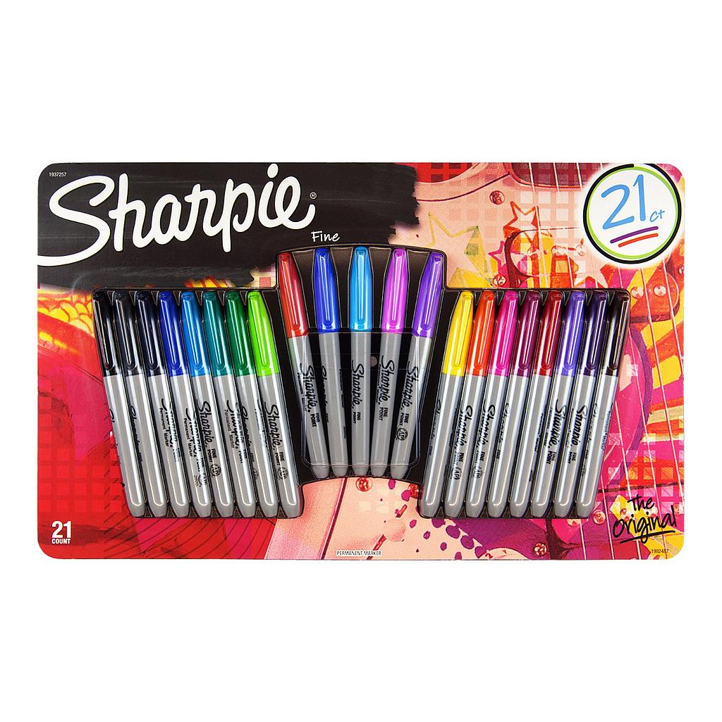 Sharpie Permanent Marker Fine Point, 21 set - Special Edition - image 1
