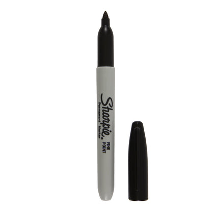 Sharpie Permanent Marker Fine Point Black 24 Set + 1 Blue - image 2